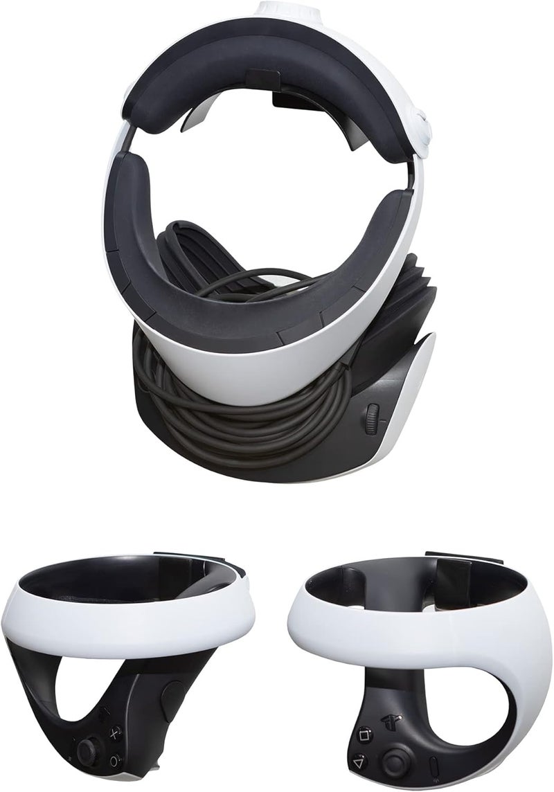 HIDEit Mounts Wall Mount for PSVR 2 - Bundle for PlayStation VR 2 and PSVR2 Sense Controllers - American Company - Not Compatible with Other VR Headsets - Image 1